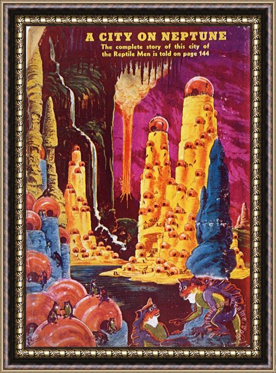 Others Science Fiction Magazine Framed Print