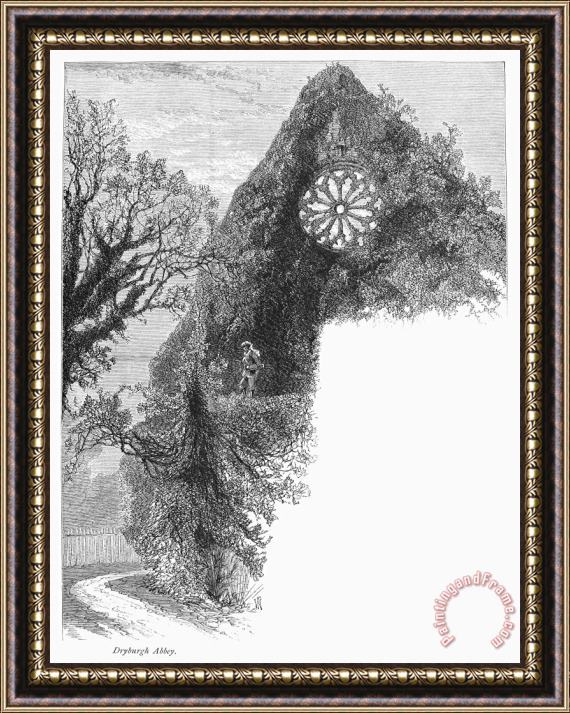 Others Scotland: Dryburgh Abbey Framed Painting