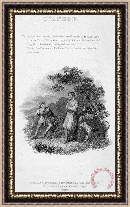 Others Scott: Ivanhoe, 1832 Framed Painting