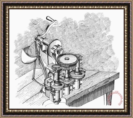 Others Screw-making Machine Framed Painting