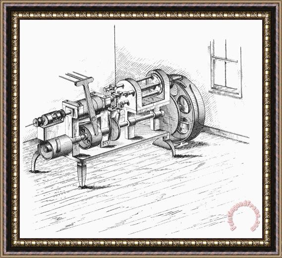 Others Screw-making Machine Framed Painting