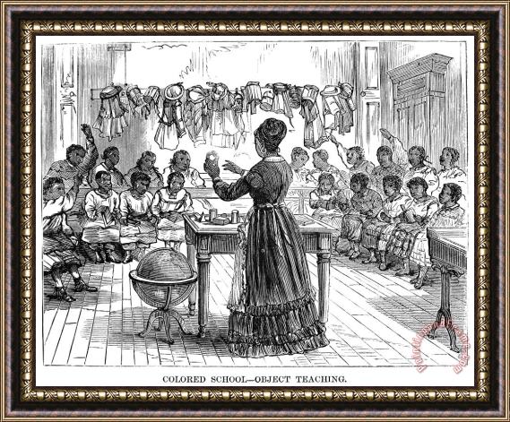 Others Segregated School, 1870 Framed Painting