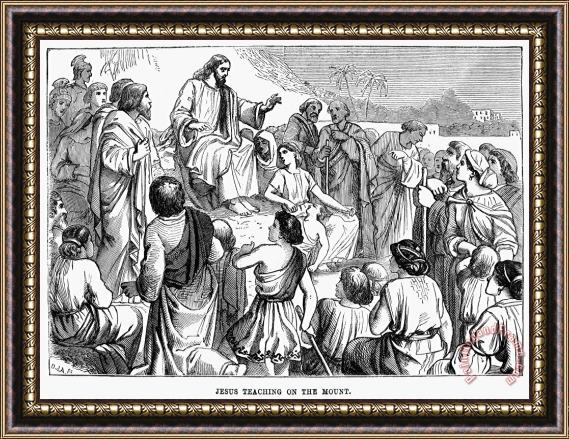 Others Sermon On The Mount Framed Print
