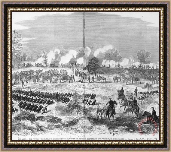Others Seven Days Battles, 1862 Framed Painting
