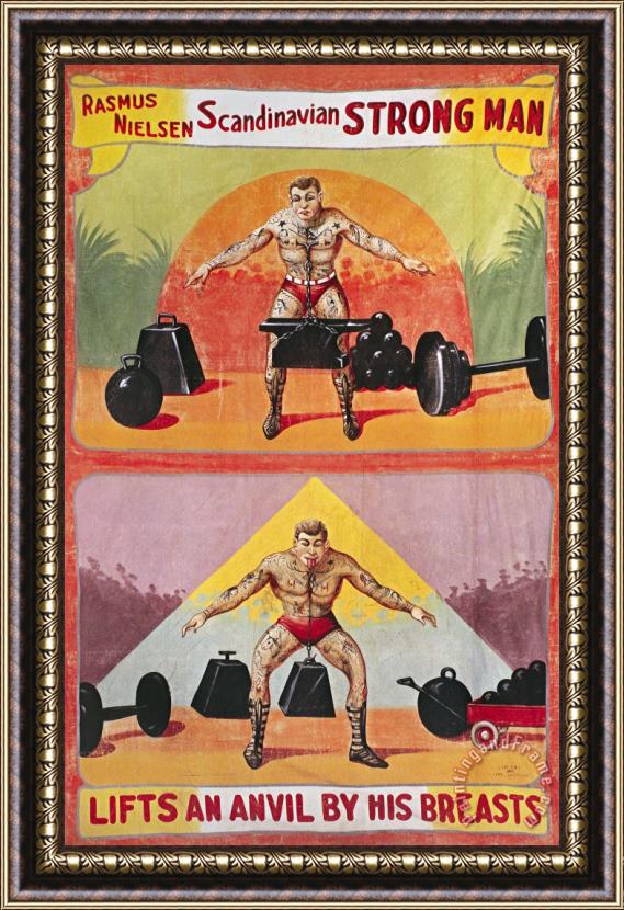 Others SIDESHOW POSTER, c1945 Framed Painting