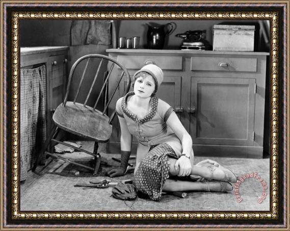 Others Silent Film Still: Accidents Framed Print
