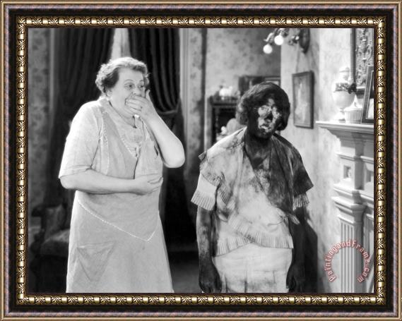 Others Silent Film Still: Accidents Framed Print