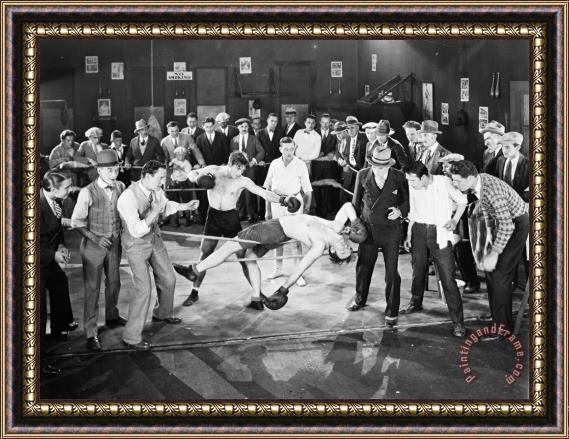 Others Silent Film Still: Boxing Framed Painting