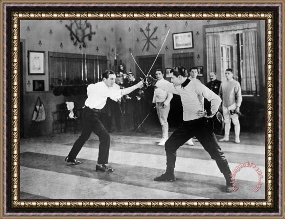 Others Silent Film Still: Sports Framed Painting