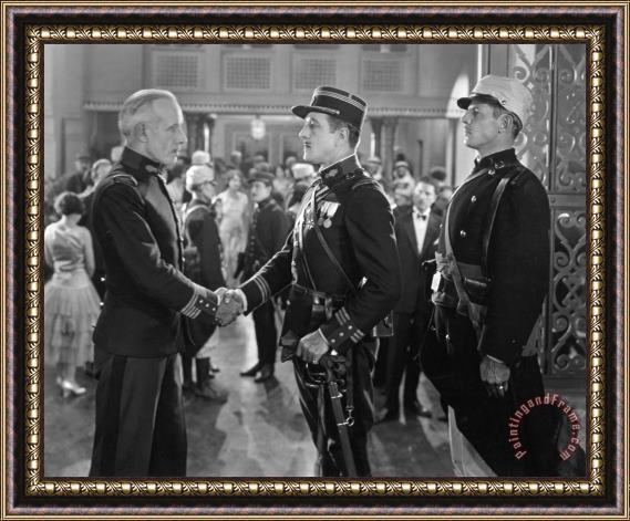Others Silent Film Still: Uniforms Framed Painting
