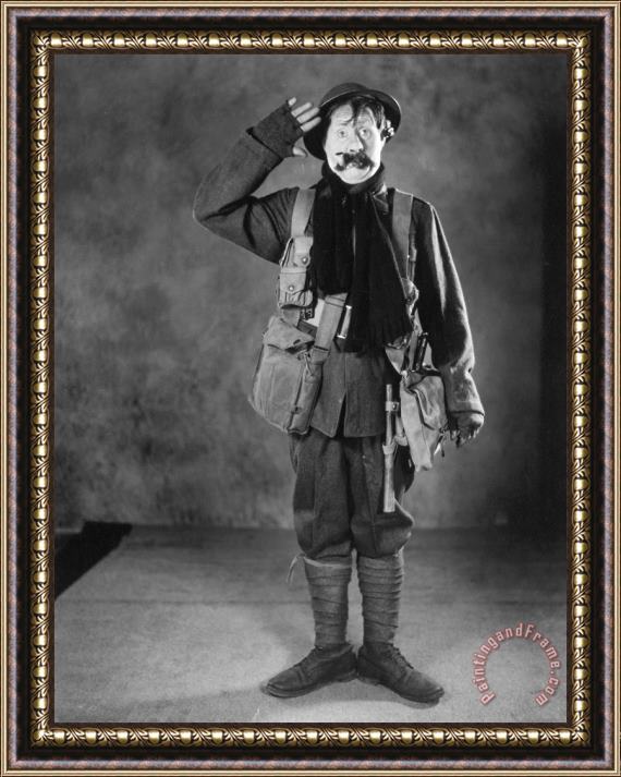 Others Silent Film Still: Uniforms Framed Painting