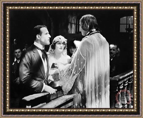Others Silent Film Still: Wedding Framed Print