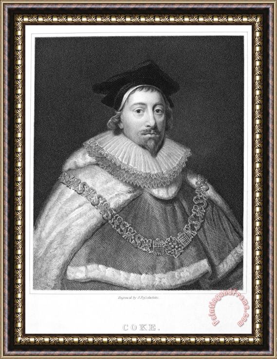 Others Sir Edward Coke (1552-1634) Framed Print