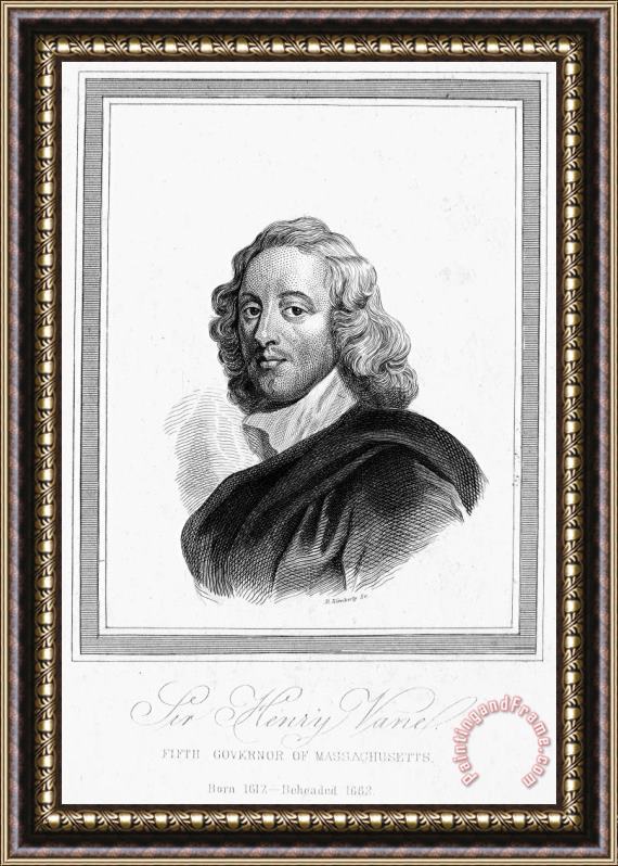 Others Sir Henry Vane (1613-1662) Framed Painting