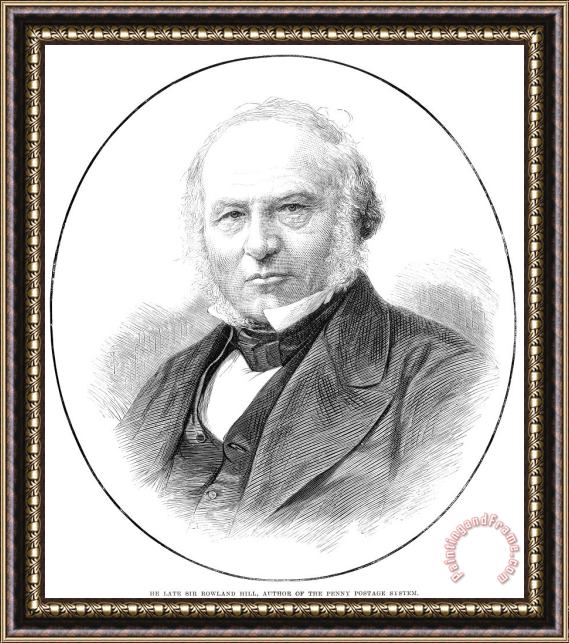 Others Sir Rowland Hill Framed Painting