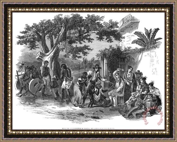 Others Slavery: Brazil, 1845 Framed Print