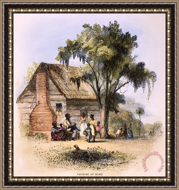 Others Slavery: Rice Plantation Framed Painting