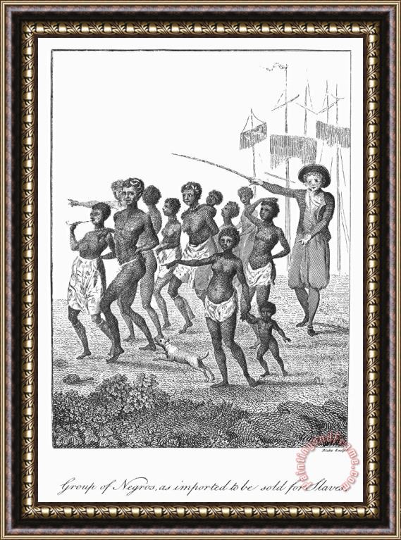 Others Slavery: West Indies, 1796 Framed Painting