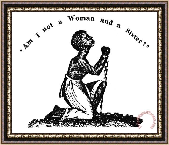 Others Slavery: Woman, 1832 Framed Painting