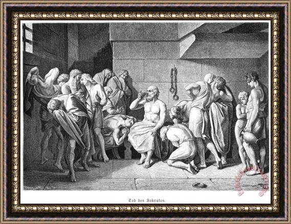 Others Socrates (470?-399 B.c.) Framed Print