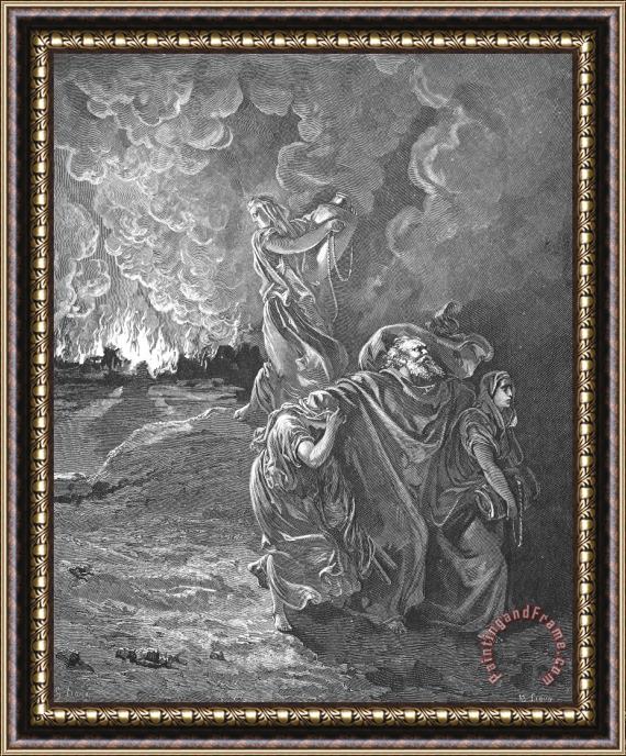 Others Sodom & Gomorrah Framed Painting