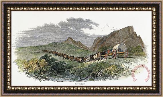 Others South Africa: Great Trek Framed Painting