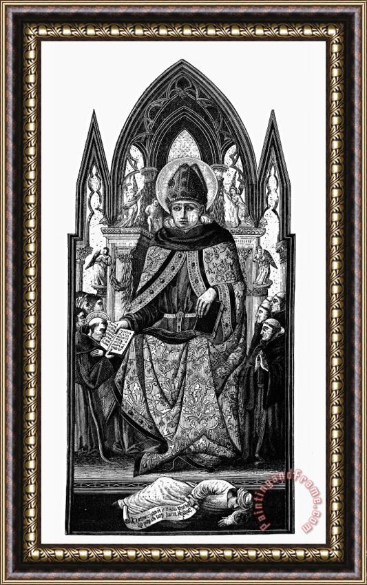 Others St. Augustine (354-430) Framed Painting