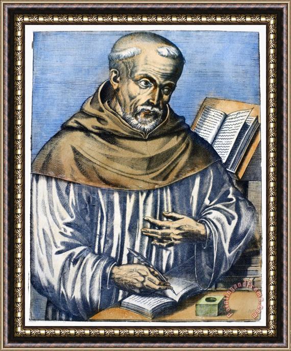 Others St. Bernard Of Clairvaux Framed Painting