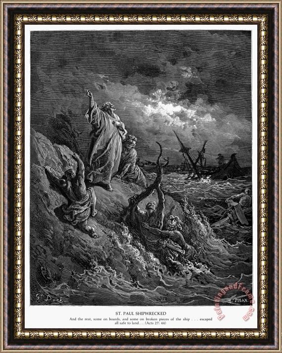 Others St. Paul: Shipwreck Framed Print