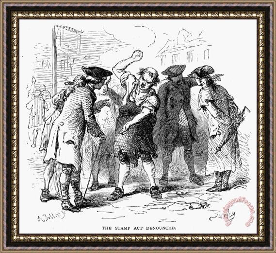 Others Stamp Act, 1765 Framed Print