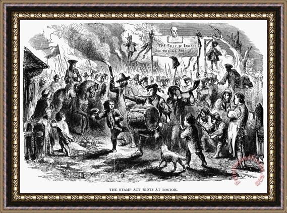 Others Stamp Act Riot, 1765 Framed Print