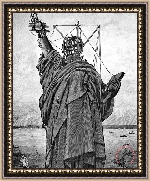 Others Statue Of Liberty, 1886 Framed Print