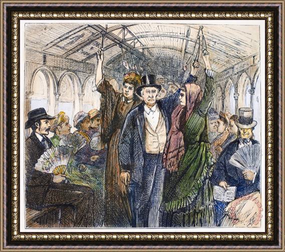 Others Streetcar, 1876 Framed Print
