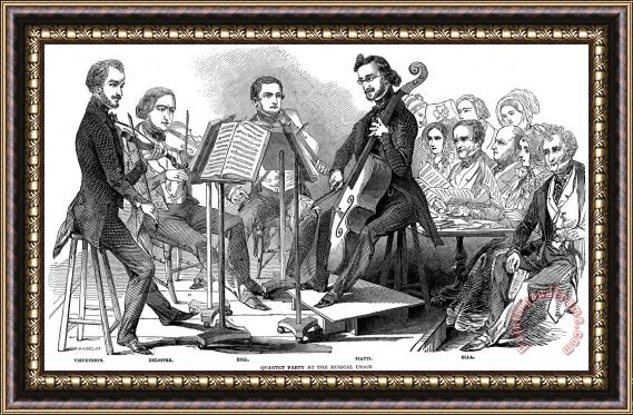 Others String Quartet, 1846 Framed Print