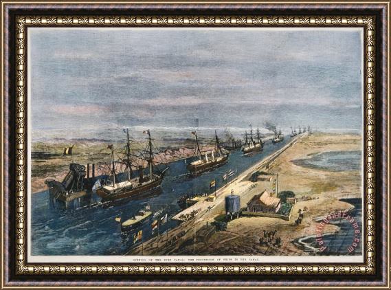 Others Suez Canal, 1869 Framed Print