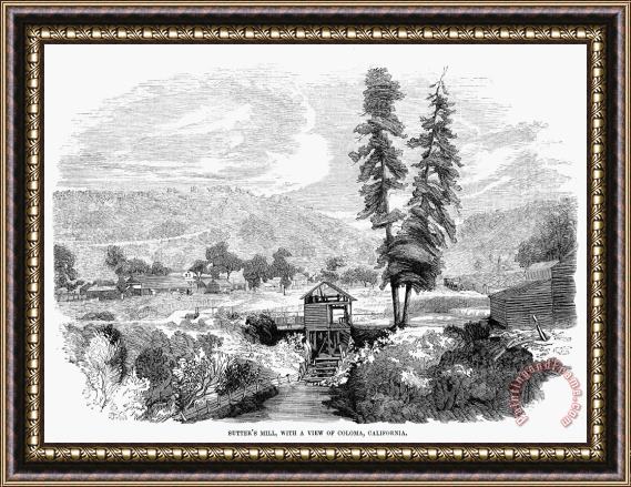 Others Sutters Mill, 1848 Framed Print