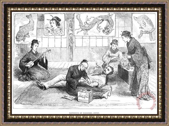 Others Tattoo Parlor, 1882 Framed Print