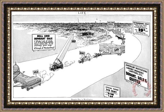 Others Teapot Dome Scandal, 1924 Framed Print
