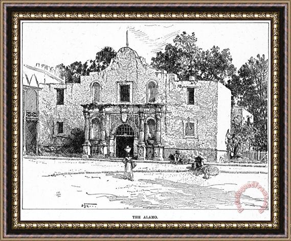 Others Texas: Alamo, 1900 Framed Print