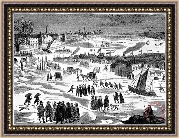 Others Thames: Frost Fair, 1684 Framed Print