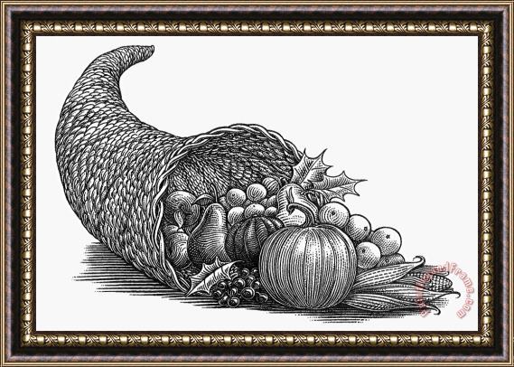 Others Thanksgiving: Cornucopia Framed Print
