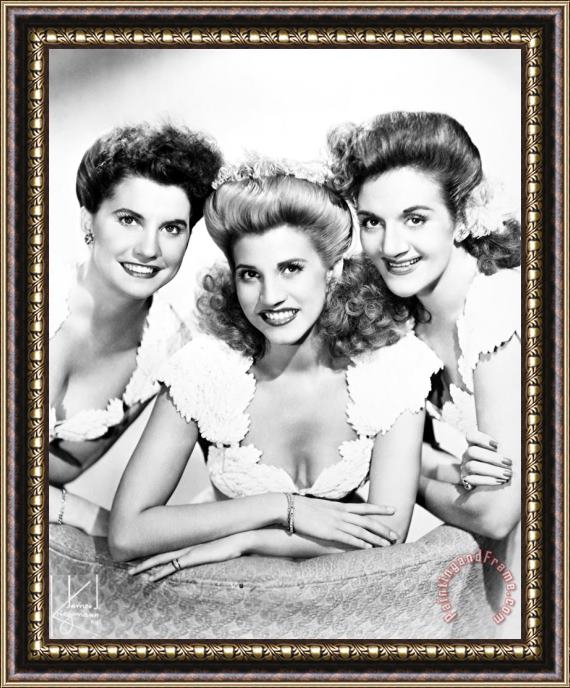 Others The Andrews Sisters Framed Print