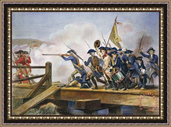 Others The Battle Of Concord, 1775 Framed Print