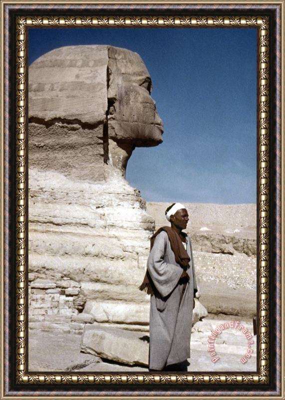 Others The Great Sphinx Framed Painting