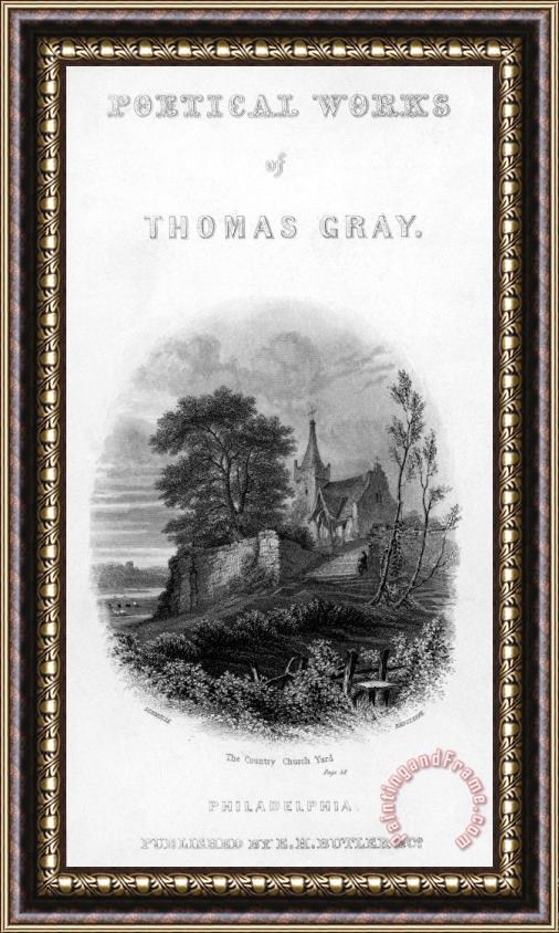 Others Thomas Gray: Title-page Framed Print