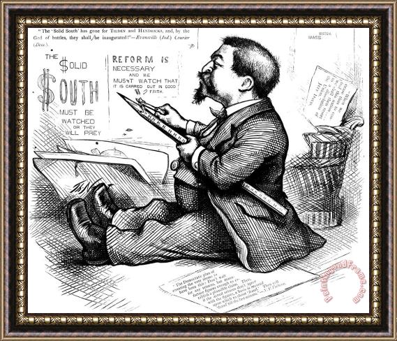 Others Thomas Nast (1840-1902) Framed Painting