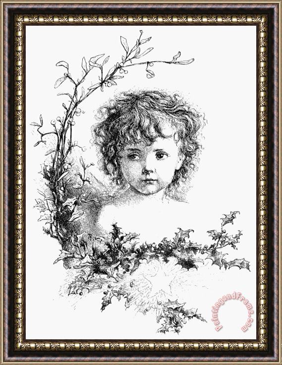 Others Thomas Nast: Christ Child Framed Painting