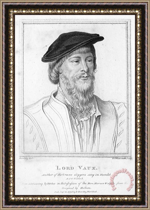 Others Thomas Vaux (1510-1556) Framed Painting