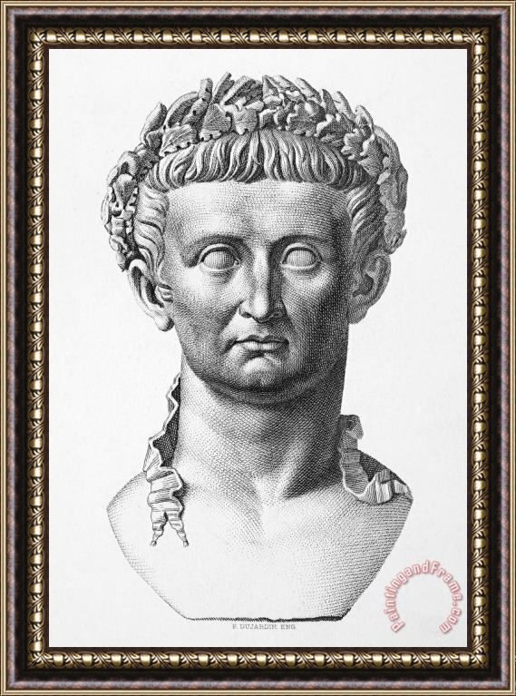 Others Tiberius (42 B.c.- 37 A.d.) Framed Print