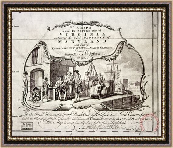 Others Tobacco Warehouse, 1775 Framed Painting